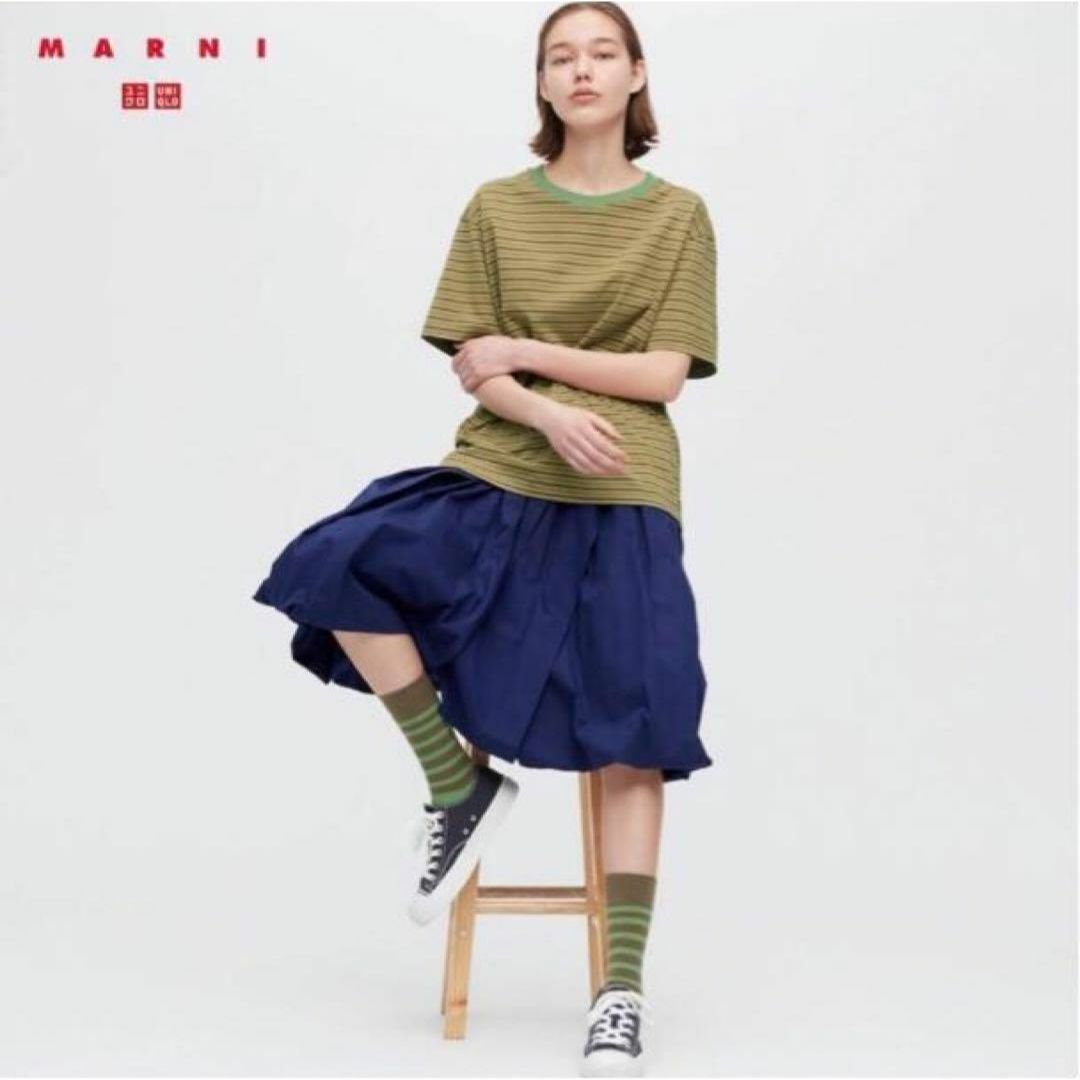 UNIQLO(ユニクロ)の未使用タグ付★UNIQLO×MARUNI★バルーンシェイプスカート★ユニクロ レディースのスカート(ひざ丈スカート)の商品写真