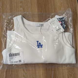 ジェイダ(GYDA)のジェイダ GYDA MLB カップ付き アメスリトップス オフホワイト(Tシャツ(半袖/袖なし))