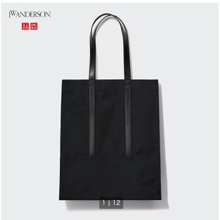 ユニクロ(UNIQLO)の【新品】ユニクロ　JW ANDERSON トートバッグ　ブラック(トートバッグ)