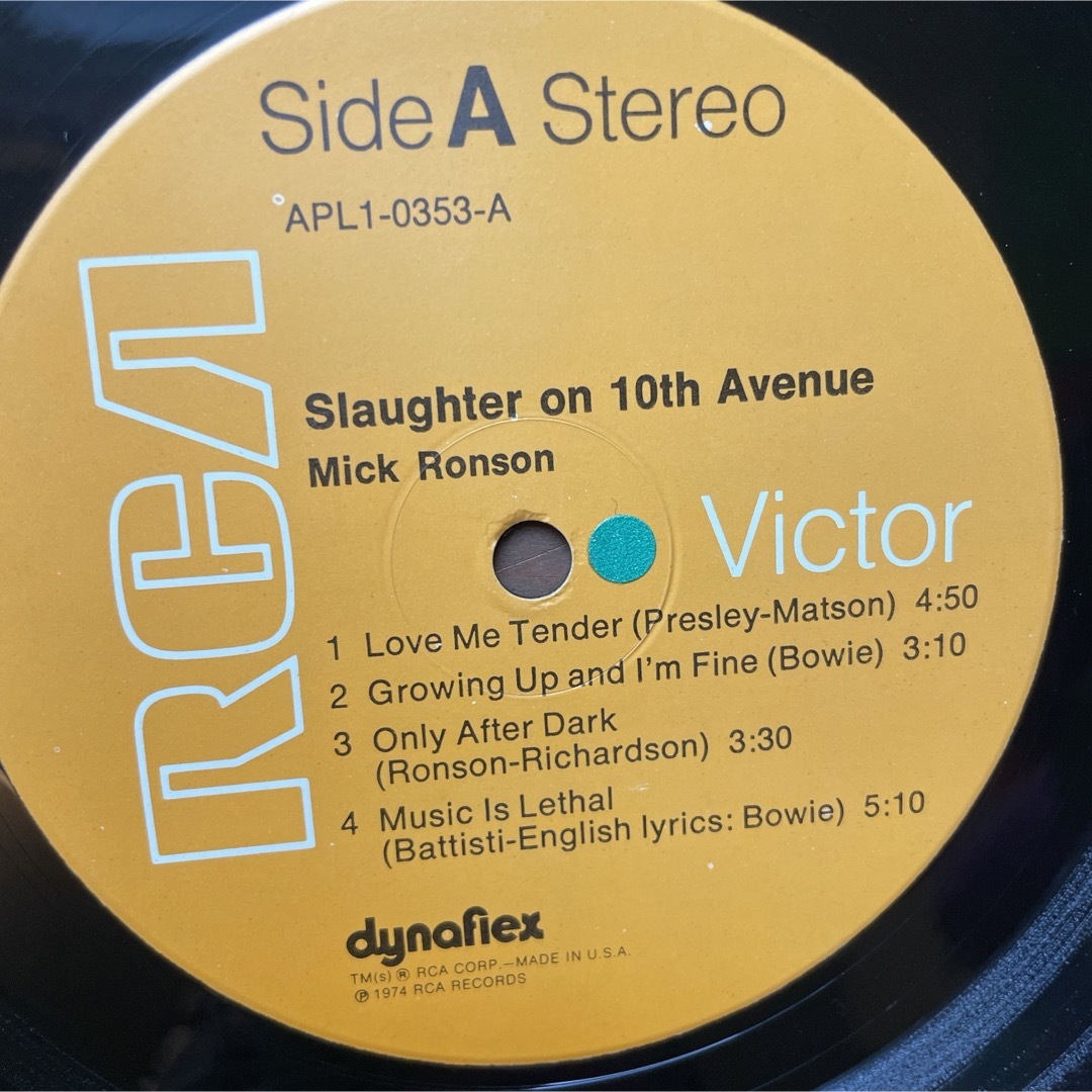 MICK RONSON Slaughter On 10th Avenue LP エンタメ/ホビーのエンタメ その他(その他)の商品写真