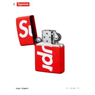 【新品未使用】Supreme zippo ライター ステッカー付