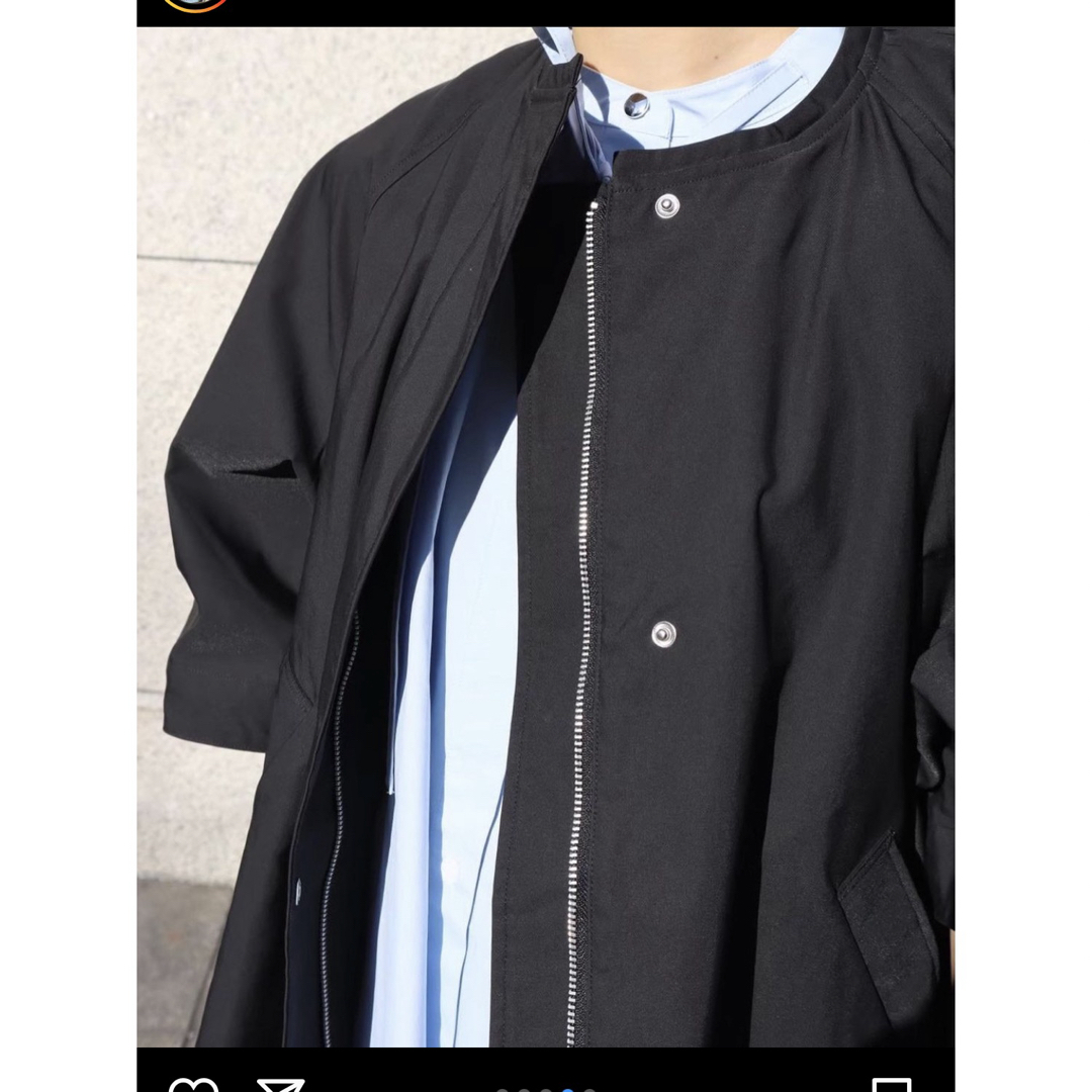 DEUXIEME CLASSE(ドゥーズィエムクラス)のマチャット　ブラック　ブルゾン レディースのジャケット/アウター(ブルゾン)の商品写真