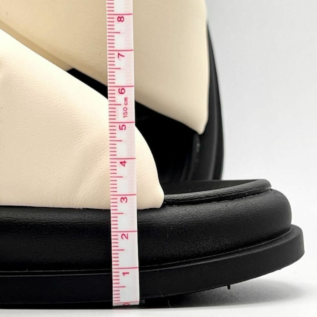 新品 レディース サンダル クロスパデット かわいい 韓国ファッション クリーム レディースの靴/シューズ(サンダル)の商品写真