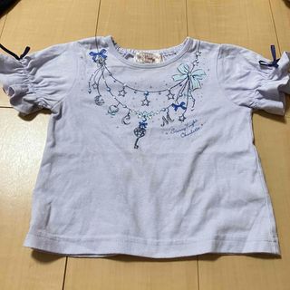 マザウェイズ(motherways)のマザウェイズ　袖リボンの半袖トップス　サイズ90 ⭐︎(Tシャツ/カットソー)