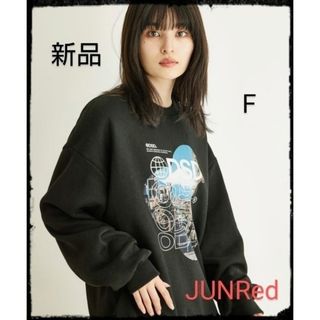 ジュンレッド(JUNRED)の【新品】WORLD DIGITAL PRINTING SWEAT SHIRTS(トレーナー/スウェット)