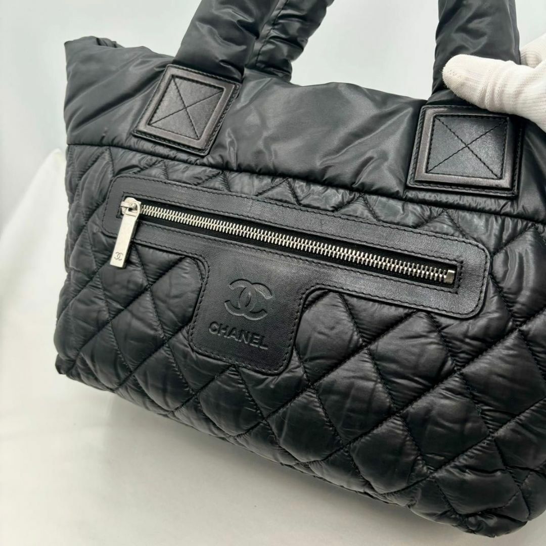 CHANEL(シャネル)のシャネル コココクーン キルティング　トートバッグ ブラック　ボストン　ハンド レディースのバッグ(ハンドバッグ)の商品写真