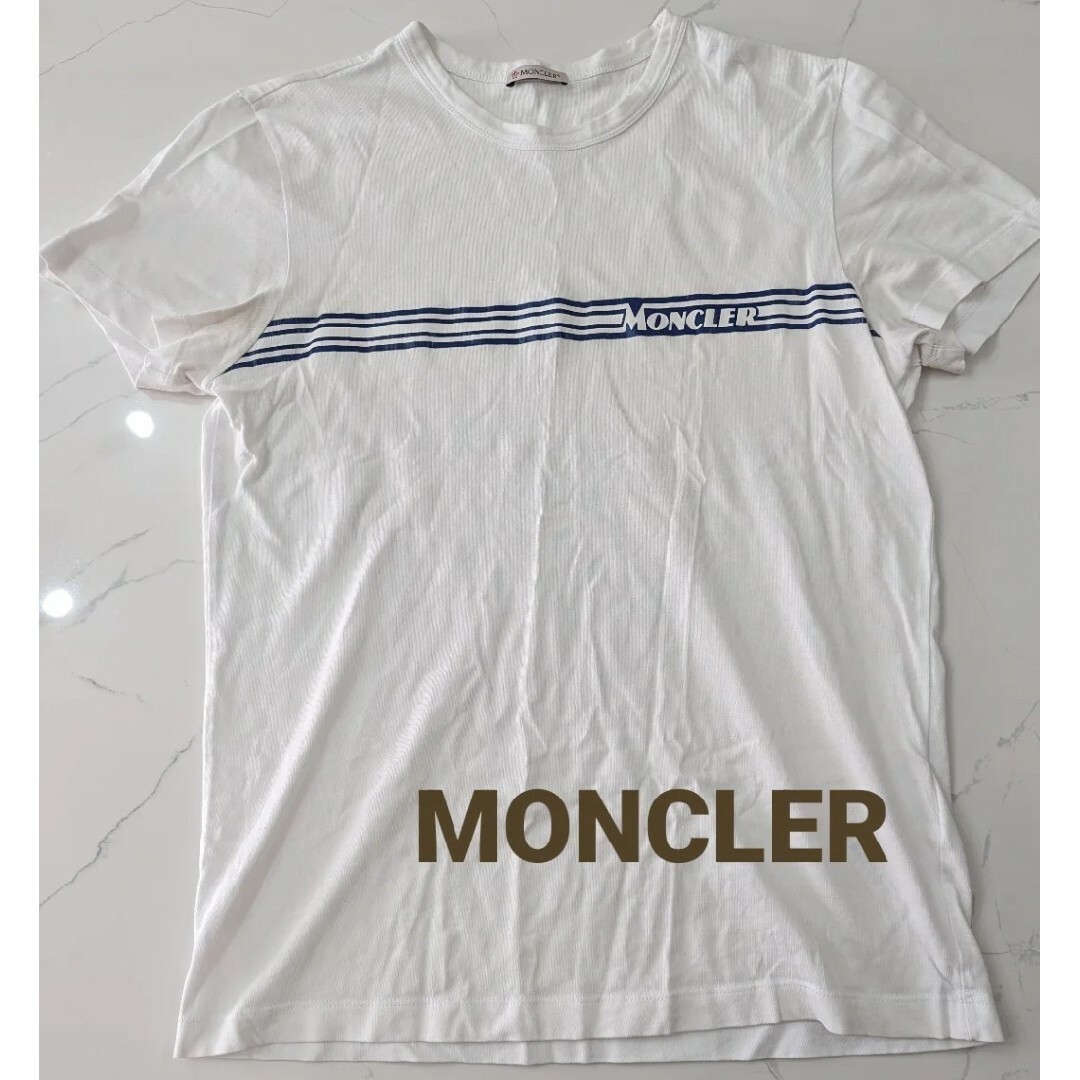 MONCLER(モンクレール)の半袖Tシャツ　Tシャツ　半袖　MONCLER メンズのトップス(Tシャツ/カットソー(半袖/袖なし))の商品写真