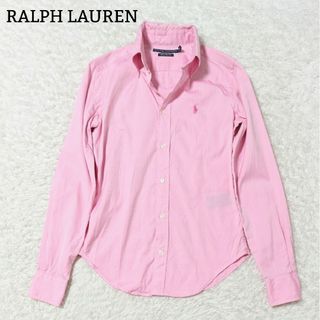 ラルフローレン(Ralph Lauren)のラルフローレン スーパースリムフィット オックスフォードシャツ ピンク S(シャツ/ブラウス(長袖/七分))