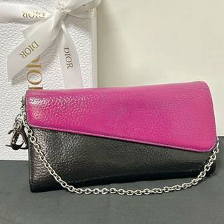 クリスチャンディオール(Christian Dior)の★ Dior ディオリッシモランコントル チェーンウォレット 美品(財布)