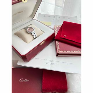 Cartier - 美品　正規メンテ済　カルティエ　ミスパシャ　ピンク　付属品完備