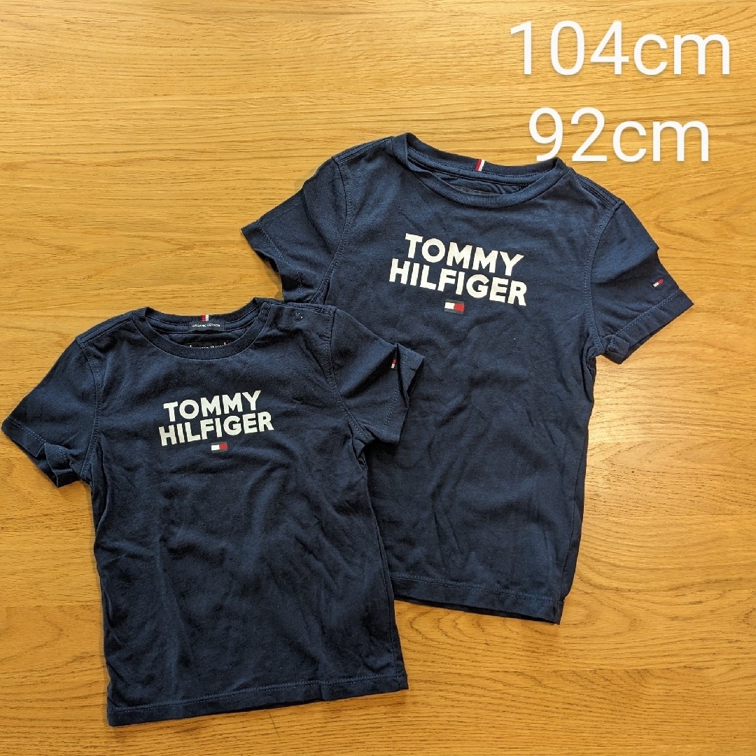 TOMMY HILFIGER(トミーヒルフィガー)の半袖Tシャツ２枚セット キッズ/ベビー/マタニティのキッズ服男の子用(90cm~)(Tシャツ/カットソー)の商品写真