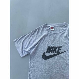 ナイキ(NIKE)のナイキTシャツ銀タグ90s９０年代前期杢グレーOLD NIKE ビッグロゴy2k(Tシャツ/カットソー(半袖/袖なし))