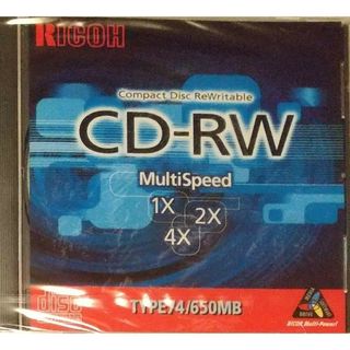 ◆CD-RW リコー RICOH 650MB CD-RW 1枚