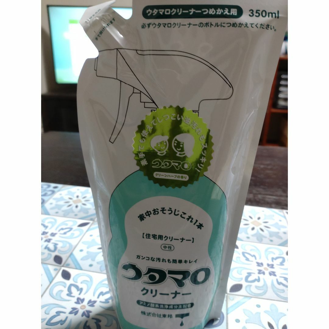 東邦(トウホウ)のウタマロ クリーナー 詰替(350ml) インテリア/住まい/日用品の日用品/生活雑貨/旅行(洗剤/柔軟剤)の商品写真