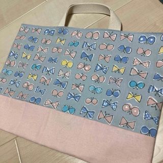 再販！ハンドメイド　レッスンバッグ　女の子　リボン　ちょうちょう