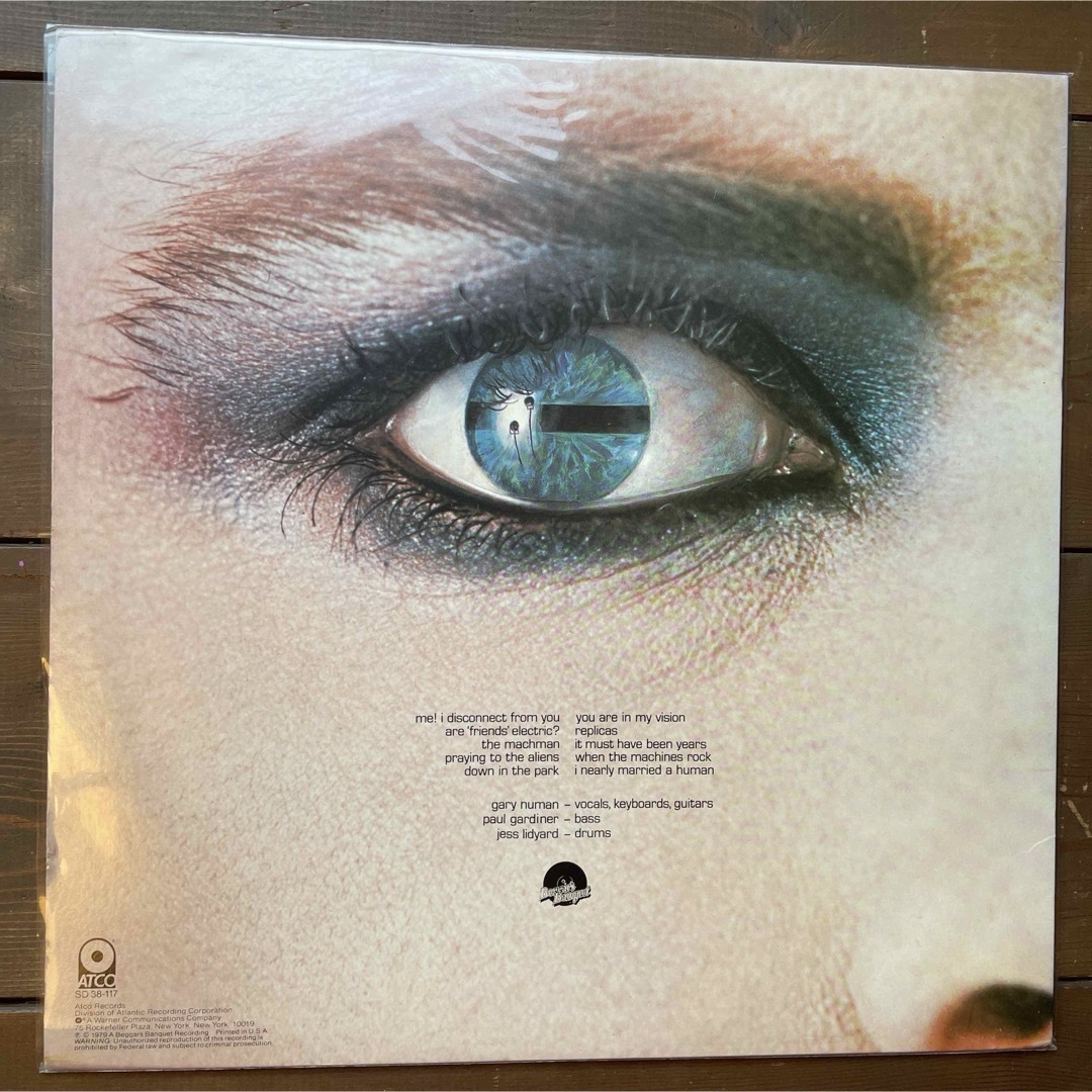 REPLICAS gary numan + tubeway army vinyl エンタメ/ホビーのエンタメ その他(その他)の商品写真