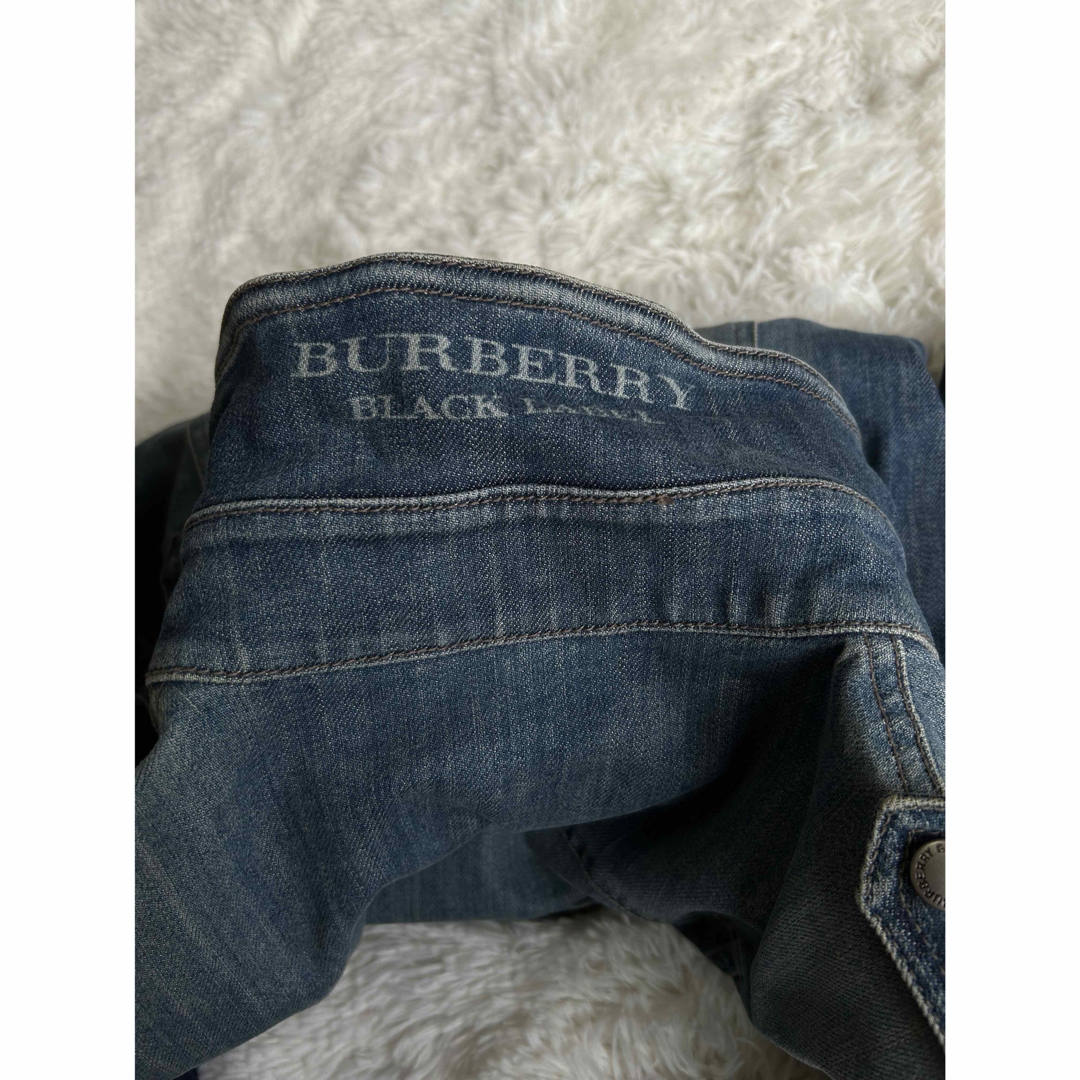 BURBERRY BLACK LABEL(バーバリーブラックレーベル)のBURBERRY BLACK LABEL Gジャン 美品 サイズ M ロゴ メンズのジャケット/アウター(Gジャン/デニムジャケット)の商品写真