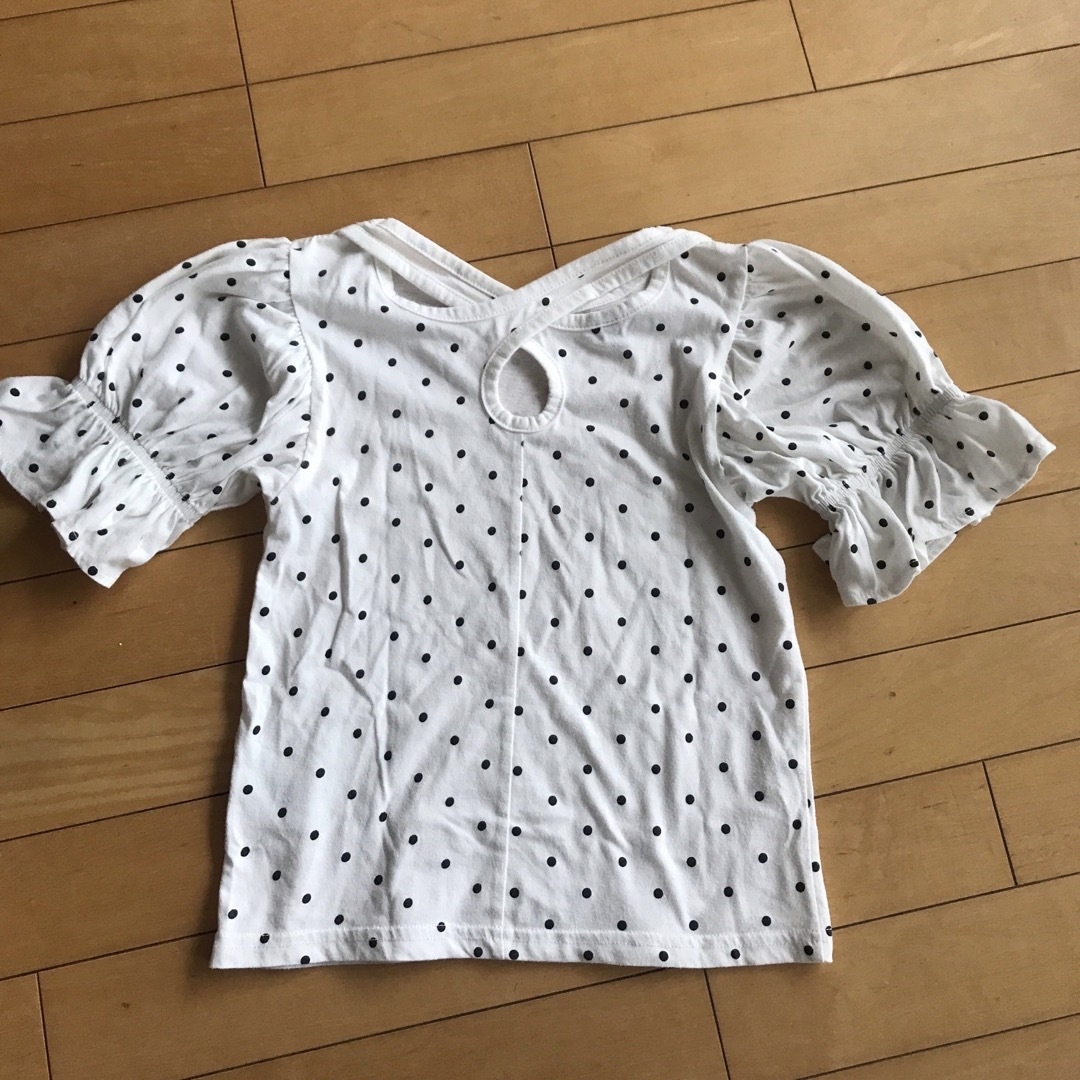 RUGGEDWORKS(ラゲッドワークス)のドット柄Tシャツ　 キッズ/ベビー/マタニティのキッズ服女の子用(90cm~)(Tシャツ/カットソー)の商品写真