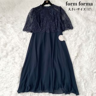 フォルムフォルマ(form forma)の３ フォルムフォルマ レースロングワンピース ドレス 結婚式 大きいサイズ 17(ロングワンピース/マキシワンピース)