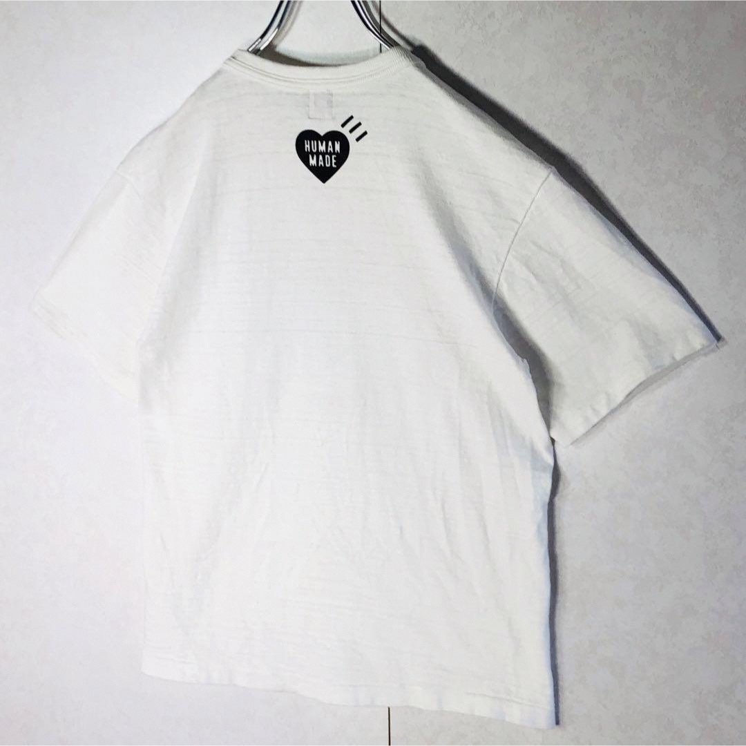 HUMAN MADE(ヒューマンメイド)の【人気デザイン】ヒューマンメイド ダックTシャツ デカロゴ Mサイズ 定番カラー メンズのトップス(Tシャツ/カットソー(半袖/袖なし))の商品写真