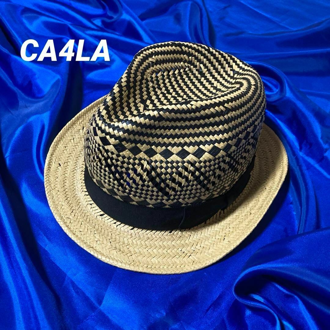 CA4LA(カシラ)の【美品】CA4LA/カシラ★中折れペーパーハット　パナマ帽　ストローハット レディースの帽子(麦わら帽子/ストローハット)の商品写真