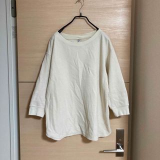 ユニクロ(UNIQLO)のユニクロ UNIQLO  ワッフルクルーネックT（7分袖）(Tシャツ(長袖/七分))