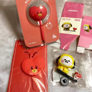 ビーティーイシビル(BT21)のBT21TATAマグネットケーブルラップキーカバー CHIMMYフィギュアマスク(ミュージシャン)