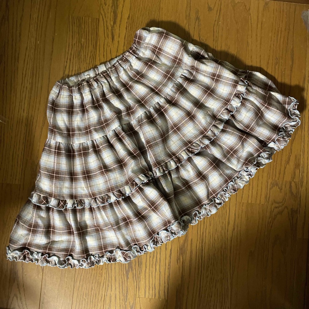 ティアードスカート　165 キッズ/ベビー/マタニティのキッズ服女の子用(90cm~)(スカート)の商品写真