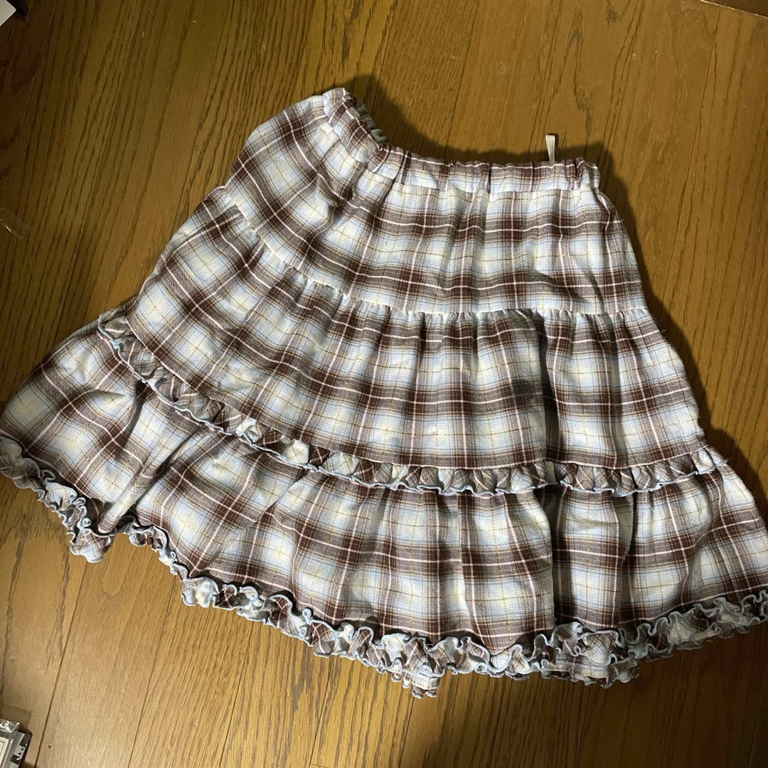 ティアードスカート　165 キッズ/ベビー/マタニティのキッズ服女の子用(90cm~)(スカート)の商品写真