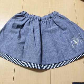 マザウェイズ(motherways)のマザウェイズ　ネコ刺繍　2wayスカート　サイズ90　⭐︎(スカート)