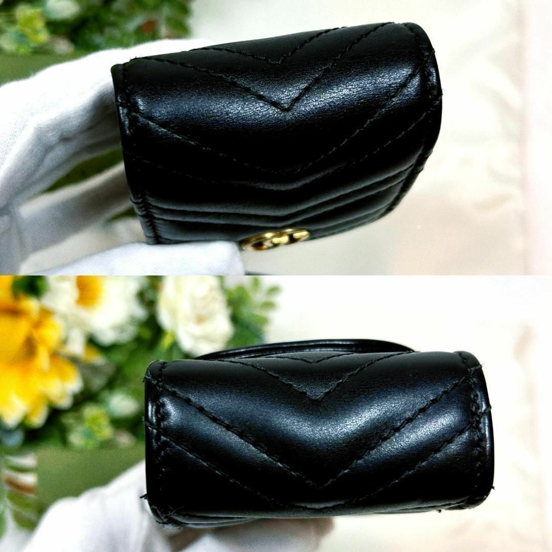 Gucci(グッチ)の☆超美品☆グッチ GG マーモント タバコケース シガレット 黒 476431 レディースのファッション小物(その他)の商品写真