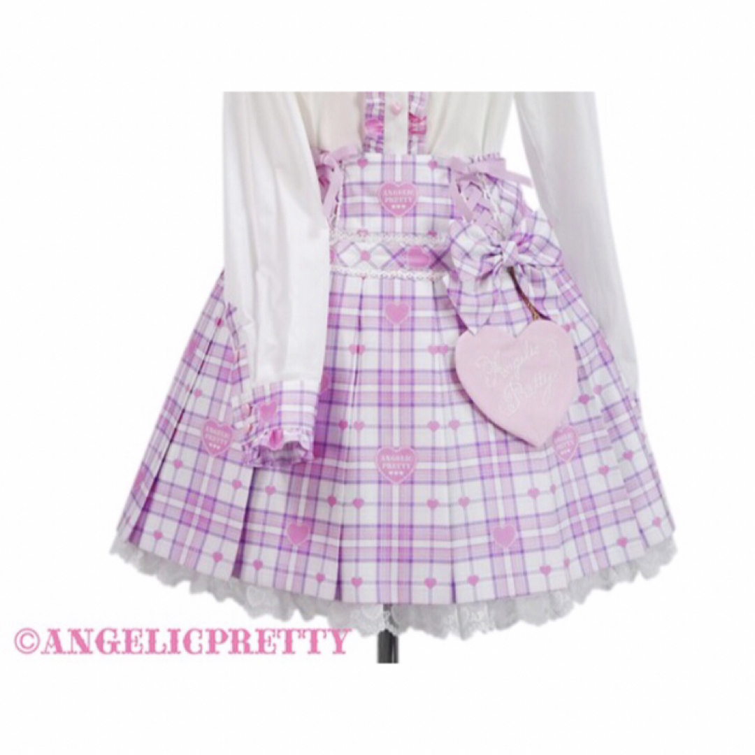 Angelic Pretty(アンジェリックプリティー)の新品■定価　25,300円■送料無料■angelic prettyハートスカート レディースのスカート(ひざ丈スカート)の商品写真