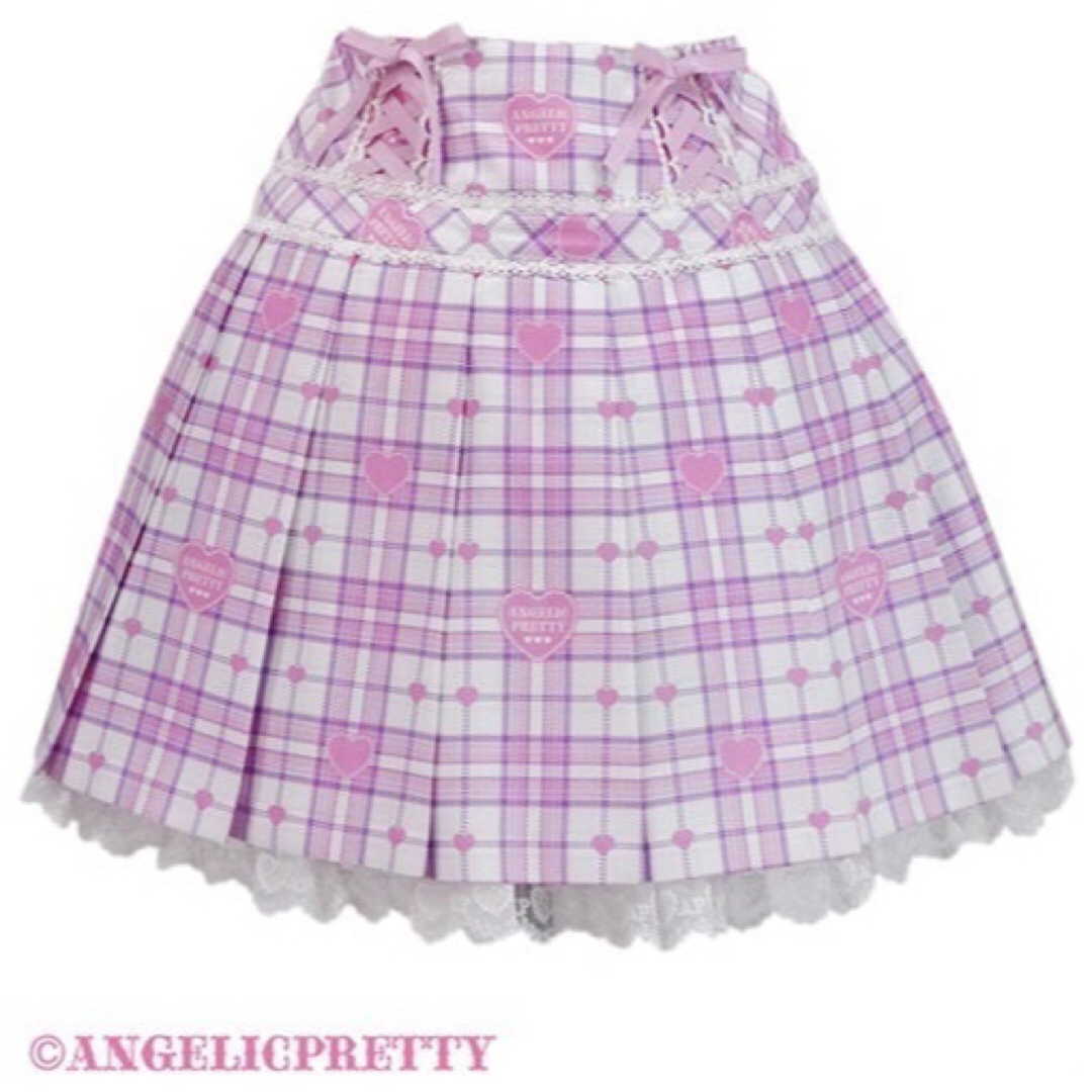 Angelic Pretty(アンジェリックプリティー)の新品■定価　25,300円■送料無料■angelic prettyハートスカート レディースのスカート(ひざ丈スカート)の商品写真