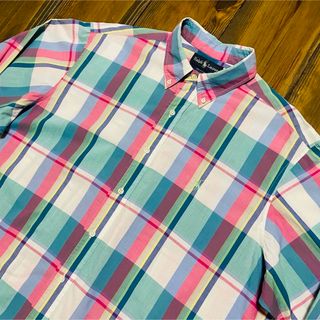 ラルフローレン(Ralph Lauren)の80s Ralph Lauren madras check shirtアメリカ製(シャツ)