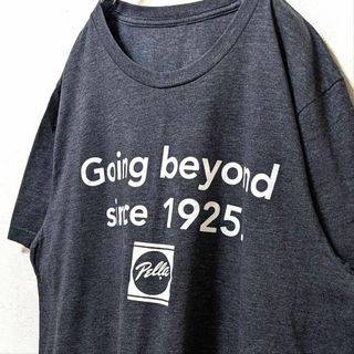 ゴーイングビヨンドsince1925英字 Tシャツ ダークグレーブラック黒古着(Tシャツ/カットソー(半袖/袖なし))