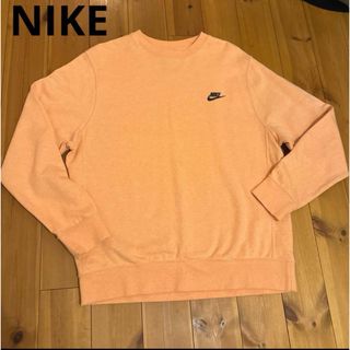 ナイキ(NIKE)のNIKE ナイキ　メンズ　オレンジ　トレーナー　スウェット　adidas nb(スウェット)