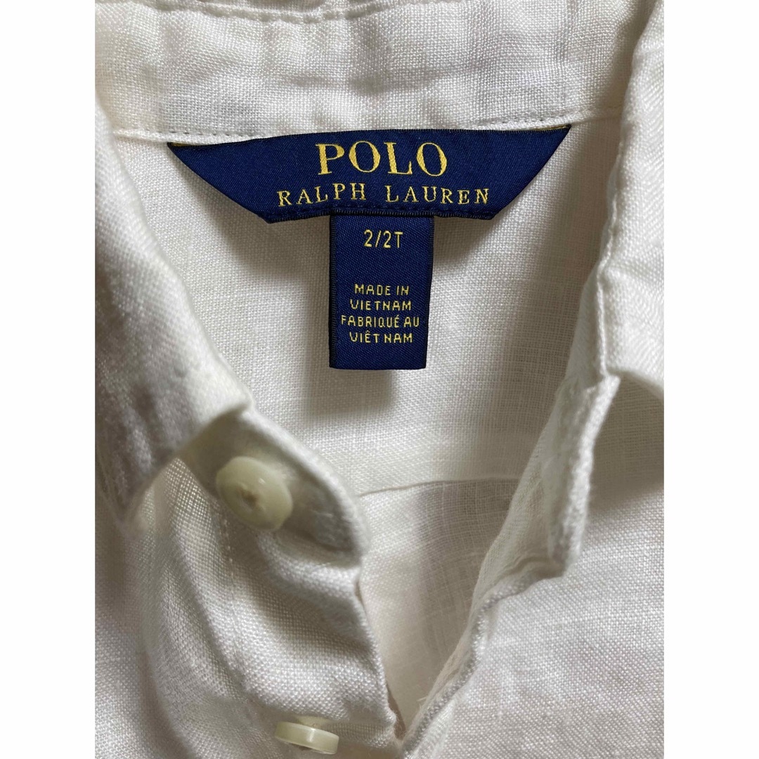 POLO RALPH LAUREN(ポロラルフローレン)のPOLO RALPH LAURENキッズ リネンシャツ キッズ/ベビー/マタニティのキッズ服男の子用(90cm~)(ブラウス)の商品写真