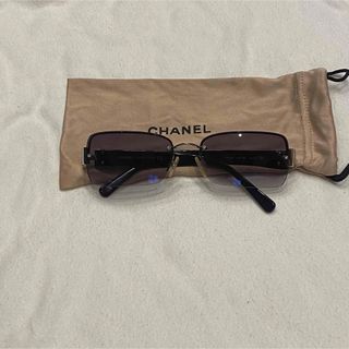 CHANEL - シャネル CHANEL ココマーク ラインストーン サングラス ヴィンテージ