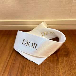 クリスチャンディオール(Christian Dior)のDiorリボン 白(ラッピング/包装)