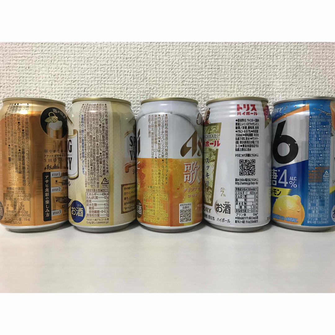 お酒　ビール、ハイボール、発泡酒、9缶セット 食品/飲料/酒の酒(ビール)の商品写真