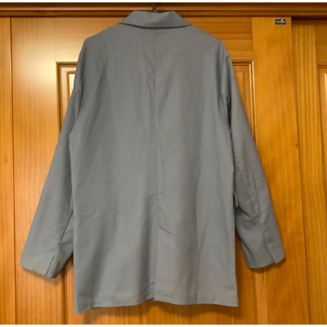 GRL(グレイル)のGRL ジャケット ブルーグレー サラりとした羽織り gm396 グレイル レディースのジャケット/アウター(テーラードジャケット)の商品写真