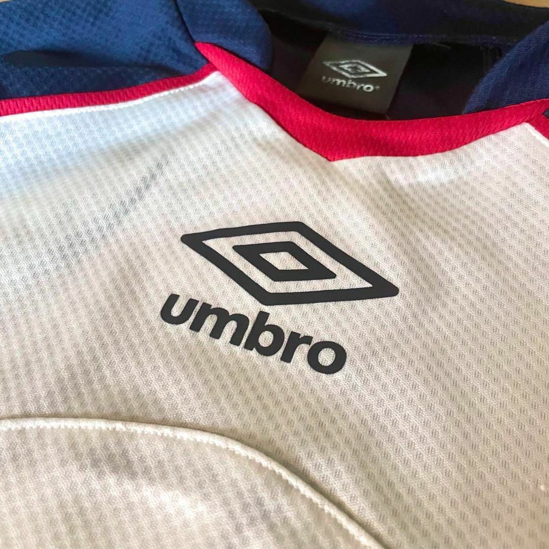 UMBRO(アンブロ)の★2点UMBROアンブロジュニア長袖半袖プラクティスシャツ150サイズプラシャツ スポーツ/アウトドアのサッカー/フットサル(ウェア)の商品写真