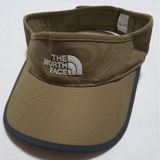 ザノースフェイス(THE NORTH FACE)の美品 ノースフェイス GTDバイザー サンバイザー キャップ カーキ(キャップ)