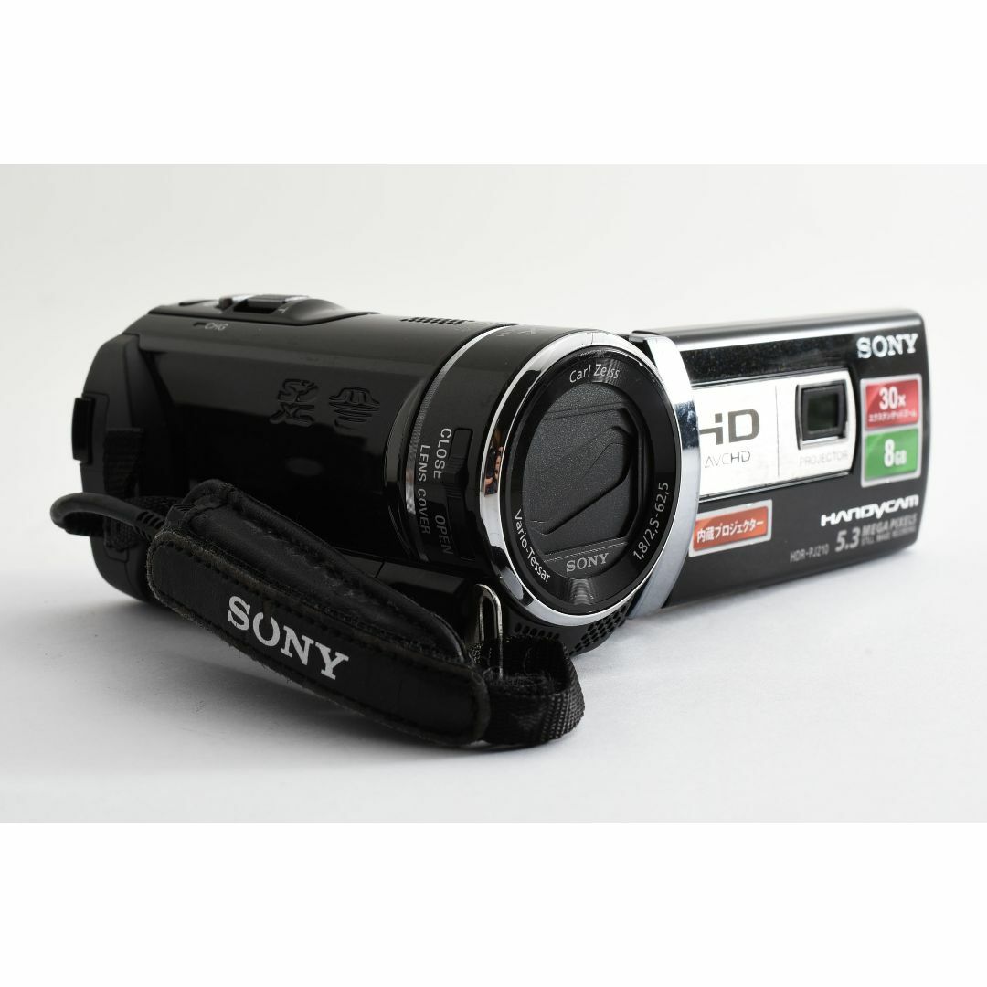 SONY(ソニー)のソニー SONY HDR-PJ210 HD カメラ ビデオカメラ ハンディカム スマホ/家電/カメラのカメラ(ビデオカメラ)の商品写真