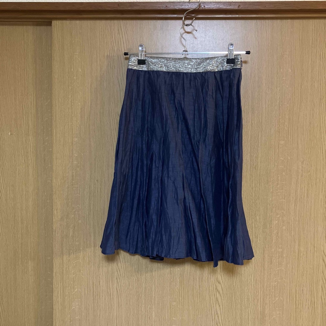 ボディドレッシングdeluxe   リネンスカート　タグ付き未使用 レディースのスカート(ひざ丈スカート)の商品写真