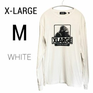 ✨先着1点限り✨X-LARGE エクストララージ ロングtシャツ ホワイト M