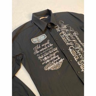 バーバリーブラックレーベル(BURBERRY BLACK LABEL)の【Burberry】00s  archive  y2k グランジ　シャツ(シャツ)