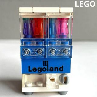 レゴ(Lego)のレゴ LEGO 自販機 ブルー レゴランドプリントパーツ使用(知育玩具)