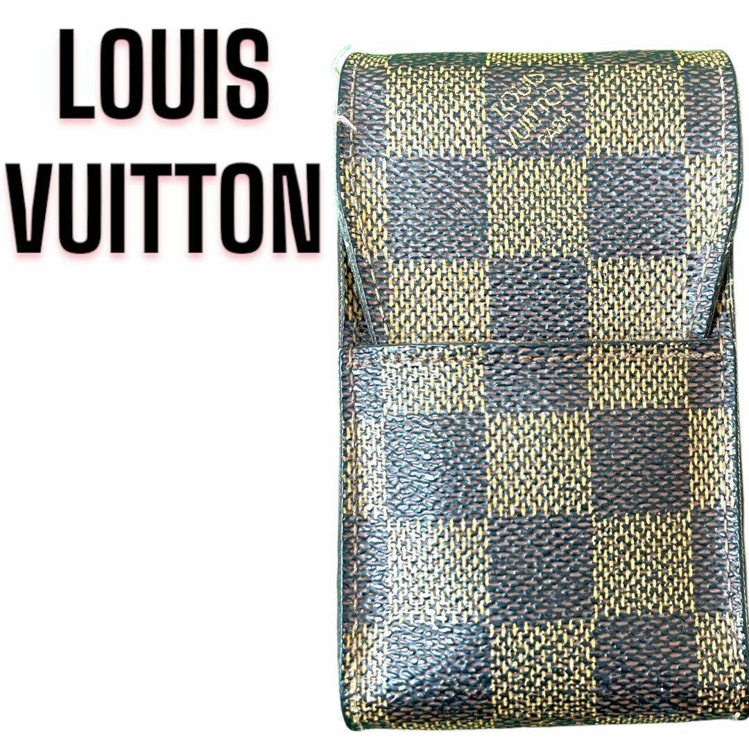 LOUIS VUITTON(ルイヴィトン)のLOUIS VUITTON エテュイ・シガレットケース N63024 ダミエ レディースのファッション小物(その他)の商品写真