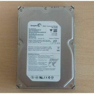 【送料込】Seagate 400GB 3.5インチ　HDD　4(PCパーツ)